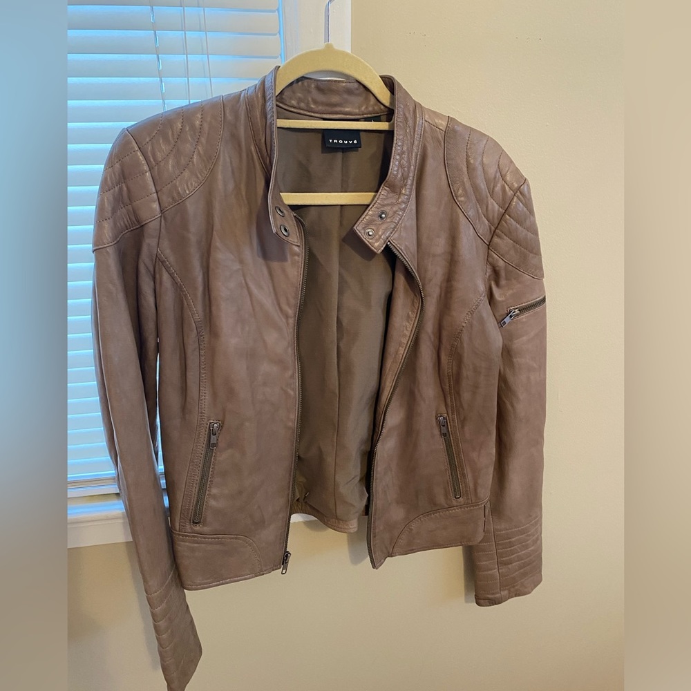 Trouve leather jacket